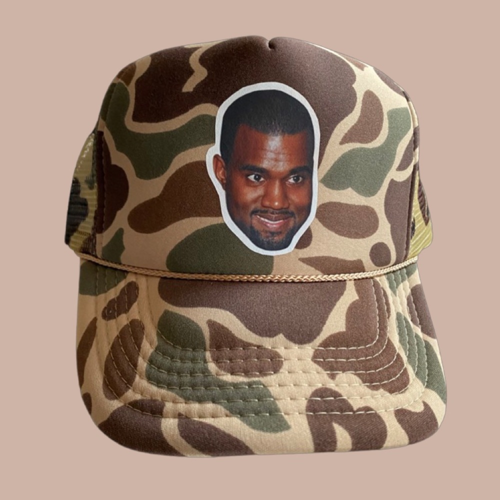 Ye Camo Mesh Trucker SnapBack (1 of 1 NO DUPLICATE) by AK Designs